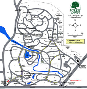 Forest Lawn Cemetery Map